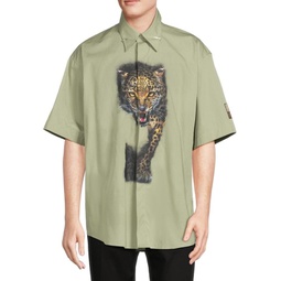 Graphic Dropped Shoulder Shirt