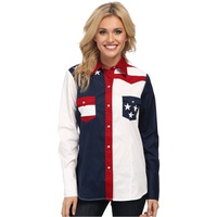 Womens Roper Pieced Stars and Stripes Patriotic