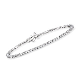 lab-grown diamond tennis bracelet in sterling silver