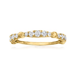 diamond ring in 14kt yellow gold