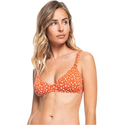 Womens Roxy Tropical Oasis Knotted Tri Top