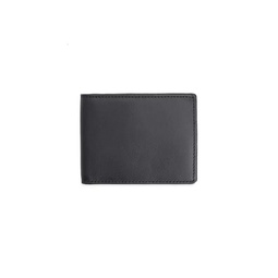 RFID-Blocking Slim Bi-Fold Leather Wallet