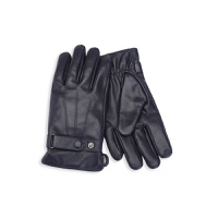 Cashmere-Lined Touchscreen Leather Gloves