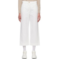 White Sospiro Trousers 231447F087002