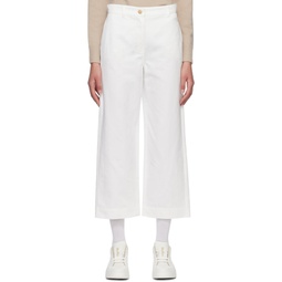 White Sospiro Trousers 231447F087002