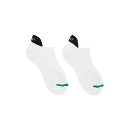 White Footies Socks 241445F076003