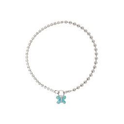 Silver Papillon Necklace 221413F023010