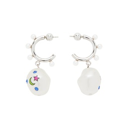 Silver Jelly Galaxy Earrings 221413F022010