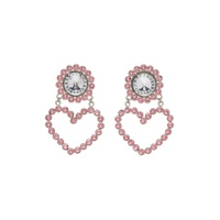 Pink Love Me Clip On Earrings 222413F009007