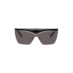 Black SL 614 Mask Sunglasses 241418M134039