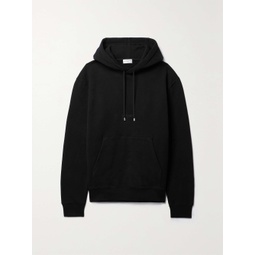 SAINT LAURENT Embroidered cotton-jersey hoodie