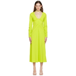 Green Nikola Midi Dress 231231F054000