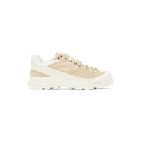 Off White   Beige X Alp Leather Sneakers 241837F128048