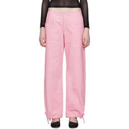 Pink Tifosi Trousers 231677F087006