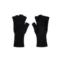 Black Nº 23 Fingerless Gloves 232968M135001
