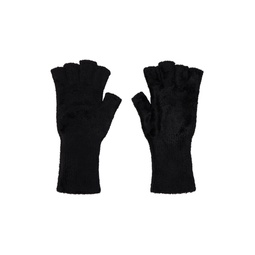 Black Nº 23 Fingerless Gloves 232968M135001