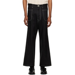 Black Root Trousers 231413M191010