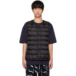 Black Cho Puffer Vest 231899M178003