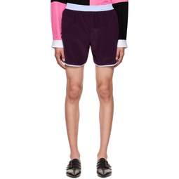 Purple Running Boxer Shorts 222341M193003