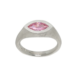 Silver   Pink UFO Ring 241595F011010