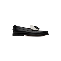 Black   White Classic Will Loafers 232885F121000