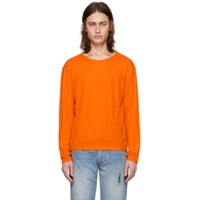 Orange Dias Cortes Long Sleeve T Shirt 241902M213004