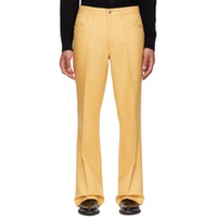 Yellow Valluco Trousers 231902M191006