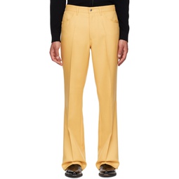 Yellow Valluco Trousers 231902M191006