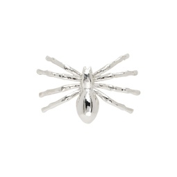Silver Spider Single Earring 241093M144017