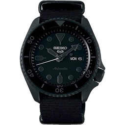 Seiko Mens Black Nylon NATO Strap Automatic Watch - SRPD79