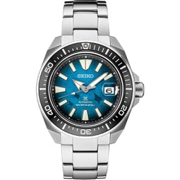 SEIKO SRPE33 Prospex Mens Watch Silver-Tone 44mm Stainless Steel, Blue