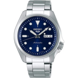 SEIKO SRPE53 5 Sports Mens Watch Silver-Tone 44.6mm Stainless Steel