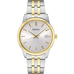 Seiko Mens Two Tone Date Watch SUR402
