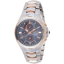 SEIKO Watch for Men - Coutura Collection - Light-Powered, Perpetual Calendar, and 100m Water Resistant