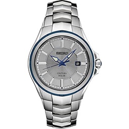 SEIKO Watch for Men - Coutura Collection - Solar Powered, Stainless Steel Case & 팔찌