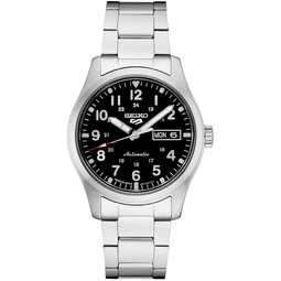SEIKO SRPG27 5 Sports Mens Watch Silver-Tone 39.4mm Stainless Steel