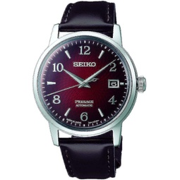 Seiko Presage Automatic Red Dial Mens Watch SRPE41J1