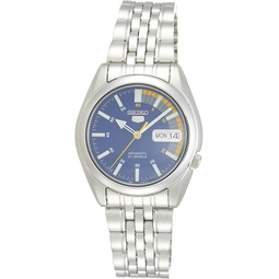 Seiko Mens Automatic Blue Dial Stainless Steel Watch SNK371K