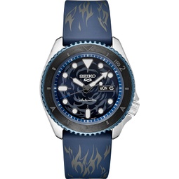 Seiko 5 Sports Automatic One Piece Sabo Limited Edition Blue Silicone Mens Watch SRPH71