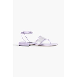 sr Lunettes 15 leather and PVC sandals