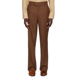 Brown Mike Trousers 241491M191008