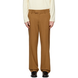 Tan Mike Suit Trousers 241491M191001