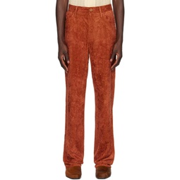 Orange Maceo Trousers 241491M191010