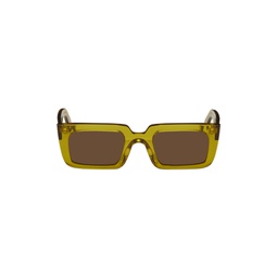 Yellow Annua Sunglasses 231491M134000