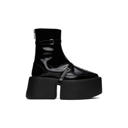 SSENSE Exclusive Black Superstack Boots 231091F113000