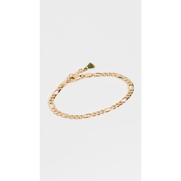 14k Figaro Chain Bracelet