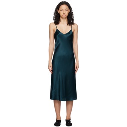 Green 90s Slip Dress 241223F054016