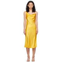 Yellow Carrie Midi Dress 241223F054012