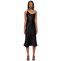 Black Carrie Midi Dress 231223F054001