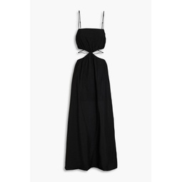 Amora cutout mousseline maxi dress